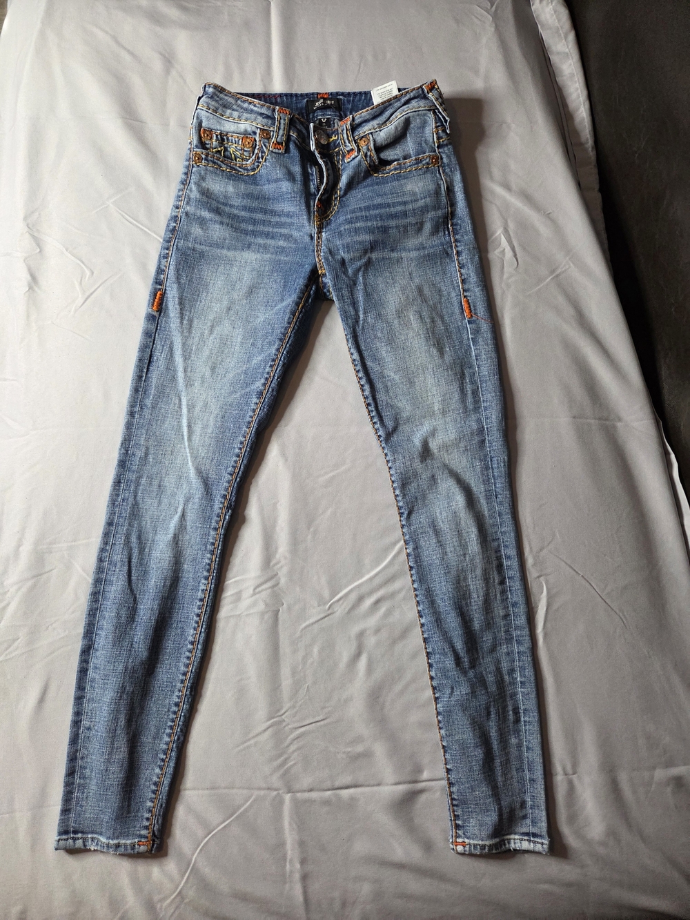 True Religion Women's Light Blue Skinny Jeans